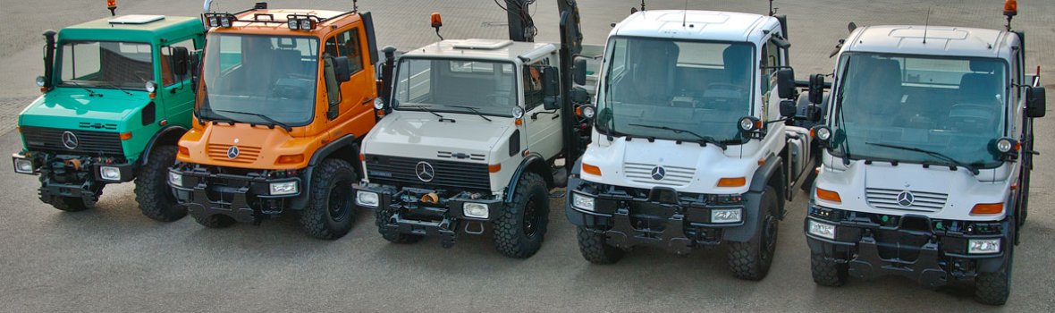 Top Unimog Angebot in Langenbach mit Gerätevorführung und gebraucht Unimog Ausstellung.